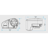 Lewmar - Profish 1000 Free Fall Windlass - 9/16" LINE 5/16" G4, 12V