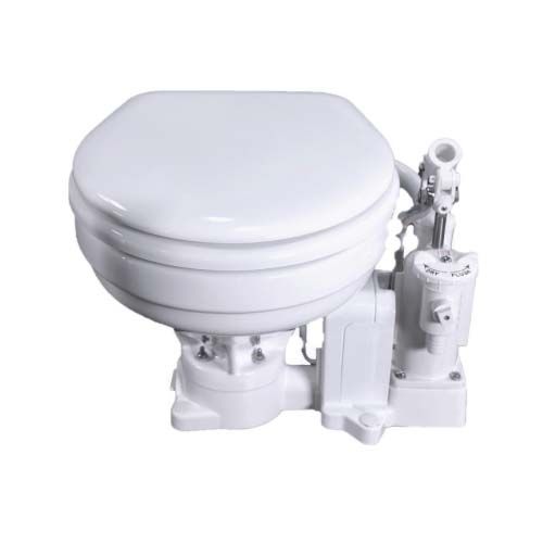 Raritan - PH PowerFlush Manual Toilet - Marine Size Bowl, 12V