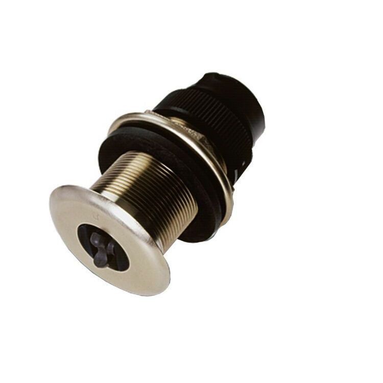 Raymarine ST600/B120 Speed & Temperature Through-Hull Transducer, For Analog Instruments, Bronze, Retractable, 45 ft Cable