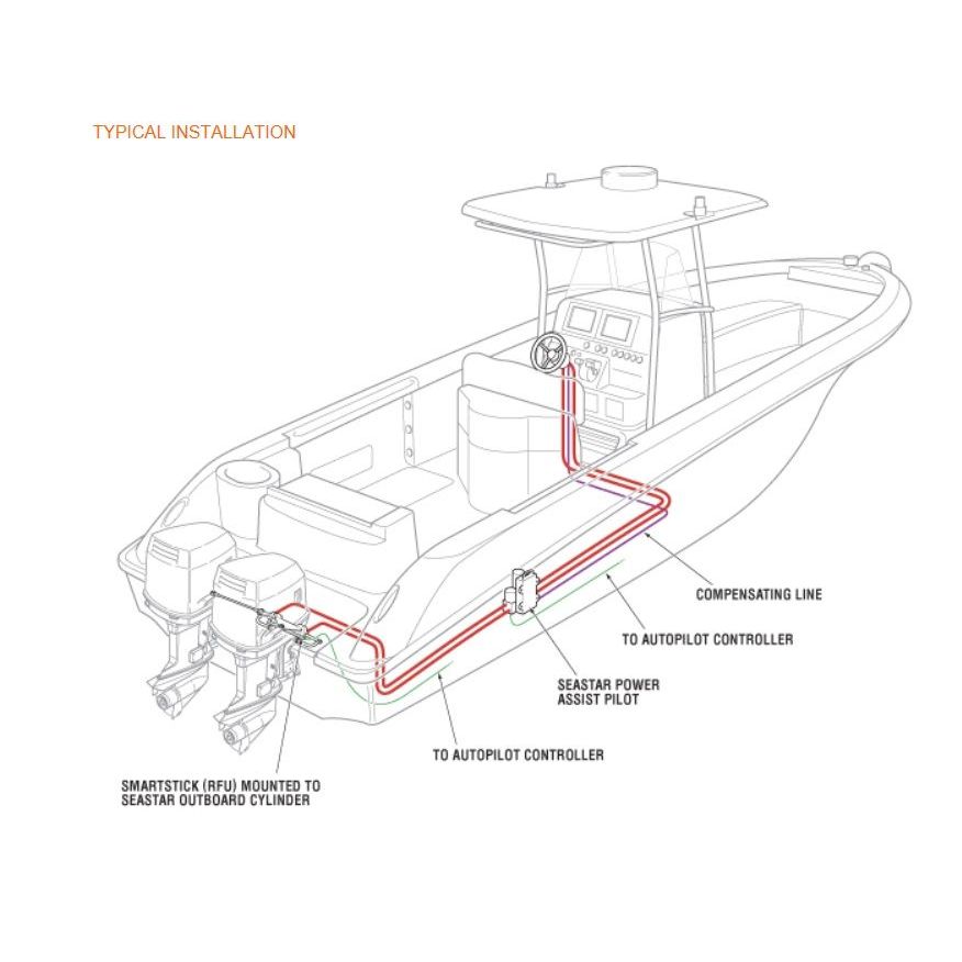 Seastar - PA6010 Power Assist Autopilot Pump T1 12V