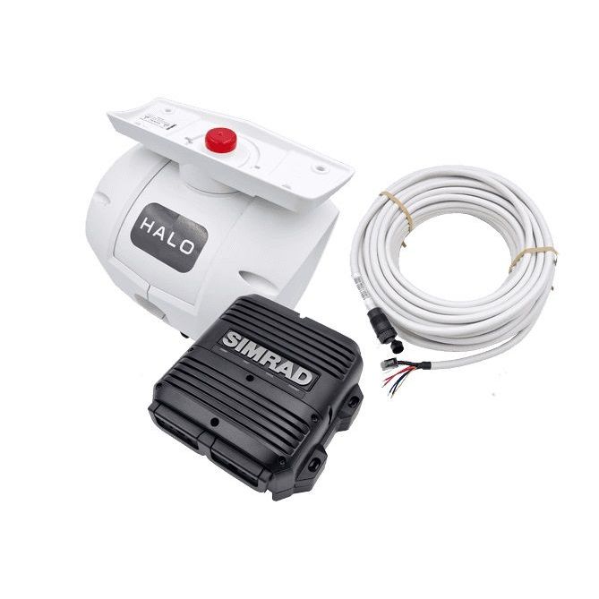 Simrad HALO 200X 50W Open Array Radar Pedestal Kit, No Antenna, RI-50 Interface Module, 20m Cable, Pulse Compression