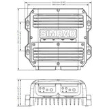 Simrad RI-50 Radar Power Supply, For HALO 2000/3000 Radars, 12/24V