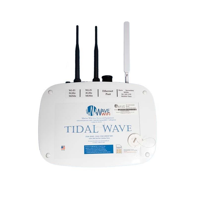 Wave WiFi - Tidal Wave 2 - 25' 400UF Low Loss Cable & 6 Antennas