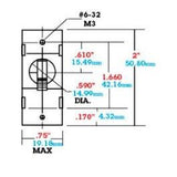 Newmar Power - 40 Amp Single Pole Breaker - With Black Throw