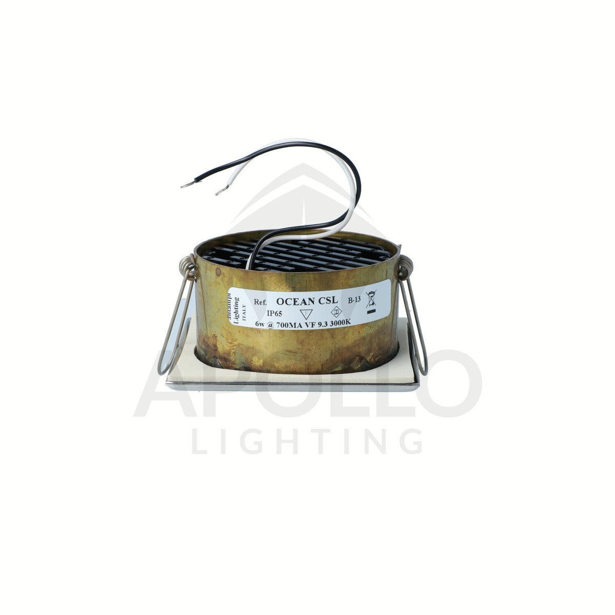 Cantalupi OCEAN CSL – 6W LED Fixture, 9.3V @ 700mA, 3000K Warm White, IP65, B-13