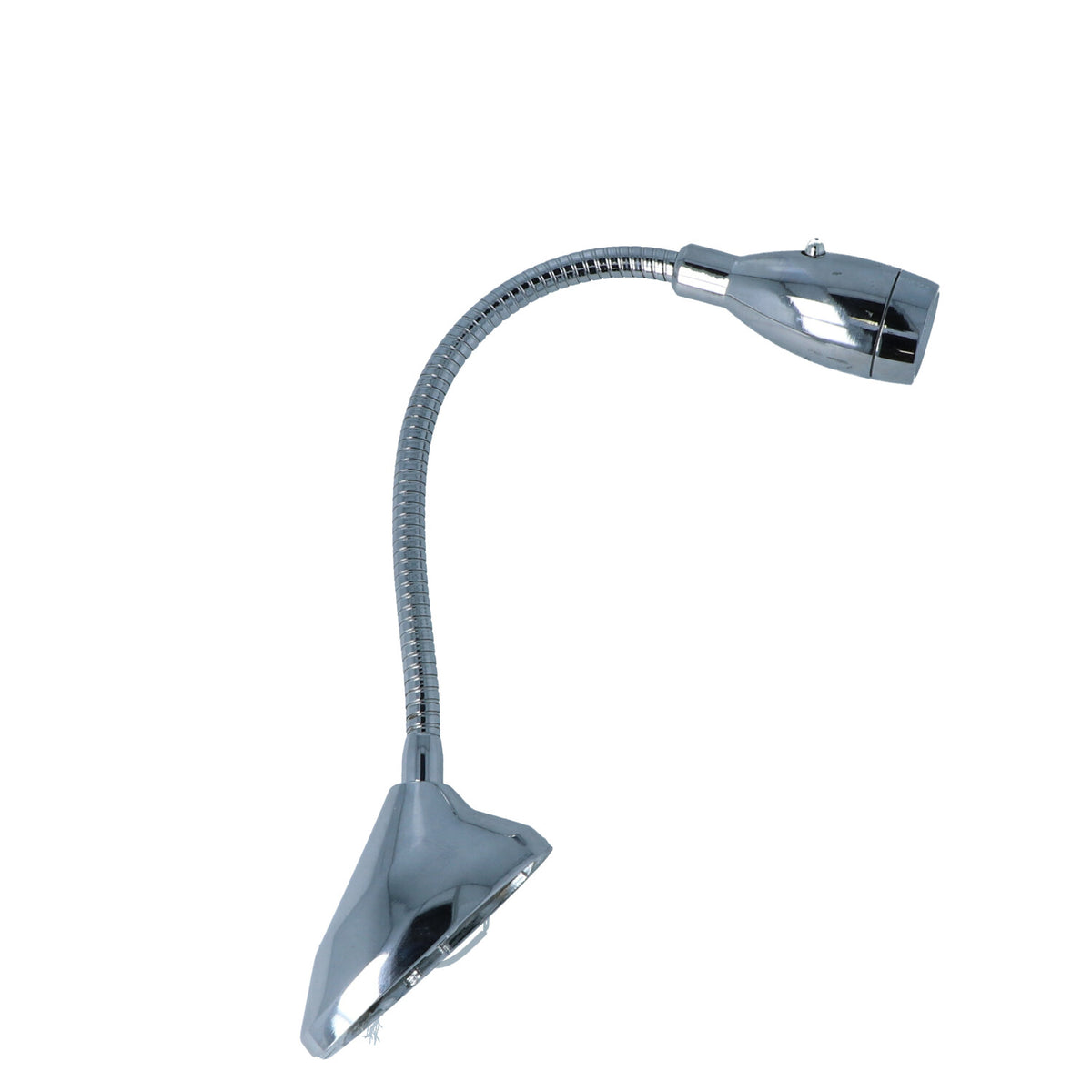 Cantalupi BORA Reading Light – Chrome Finish, 12-Inch LED Arm, 5000K Cool White, 10–30VDC