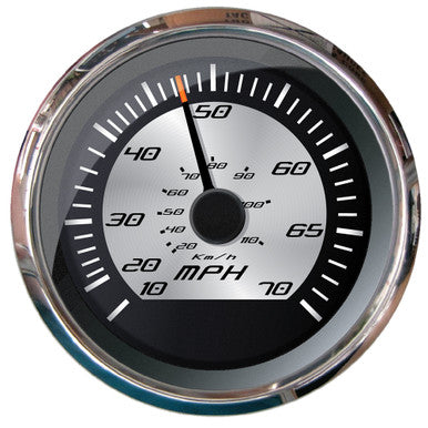 Faria Platinum 4" Speedometer - 70 MPH (Pitot) 22011