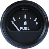 Faria Euro Black 2" Fuel Level Gauge - Metric 12802