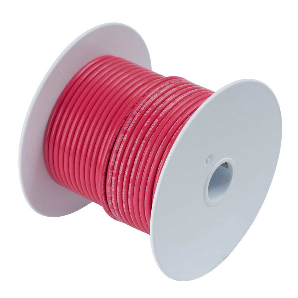 Ancor #4 Red 50' Spool Tinned Copper 113505