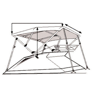 Taylormade Toon Frame Sq Tube 56"X96"X (601325)