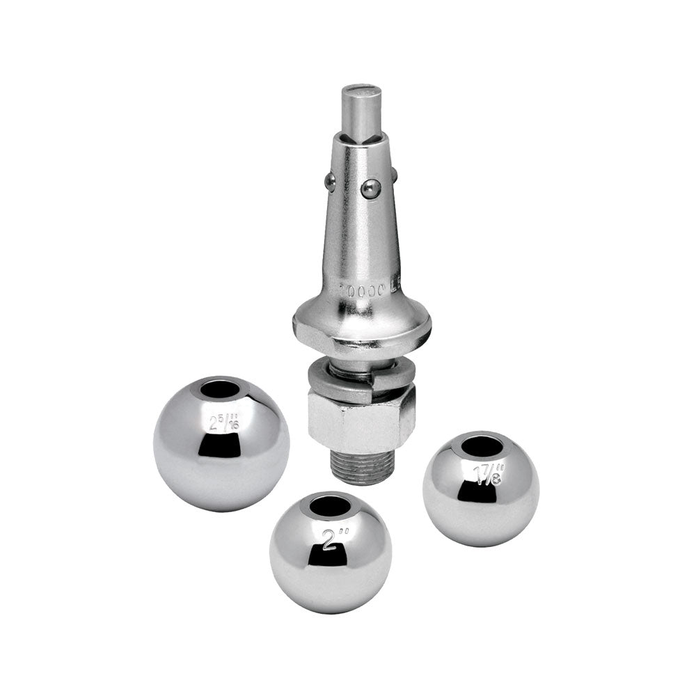 Draw-Tite Interchangeable Hitch Ball w/ 1" Shank - 1-7/8", 2", 2-5/16" Balls 63803