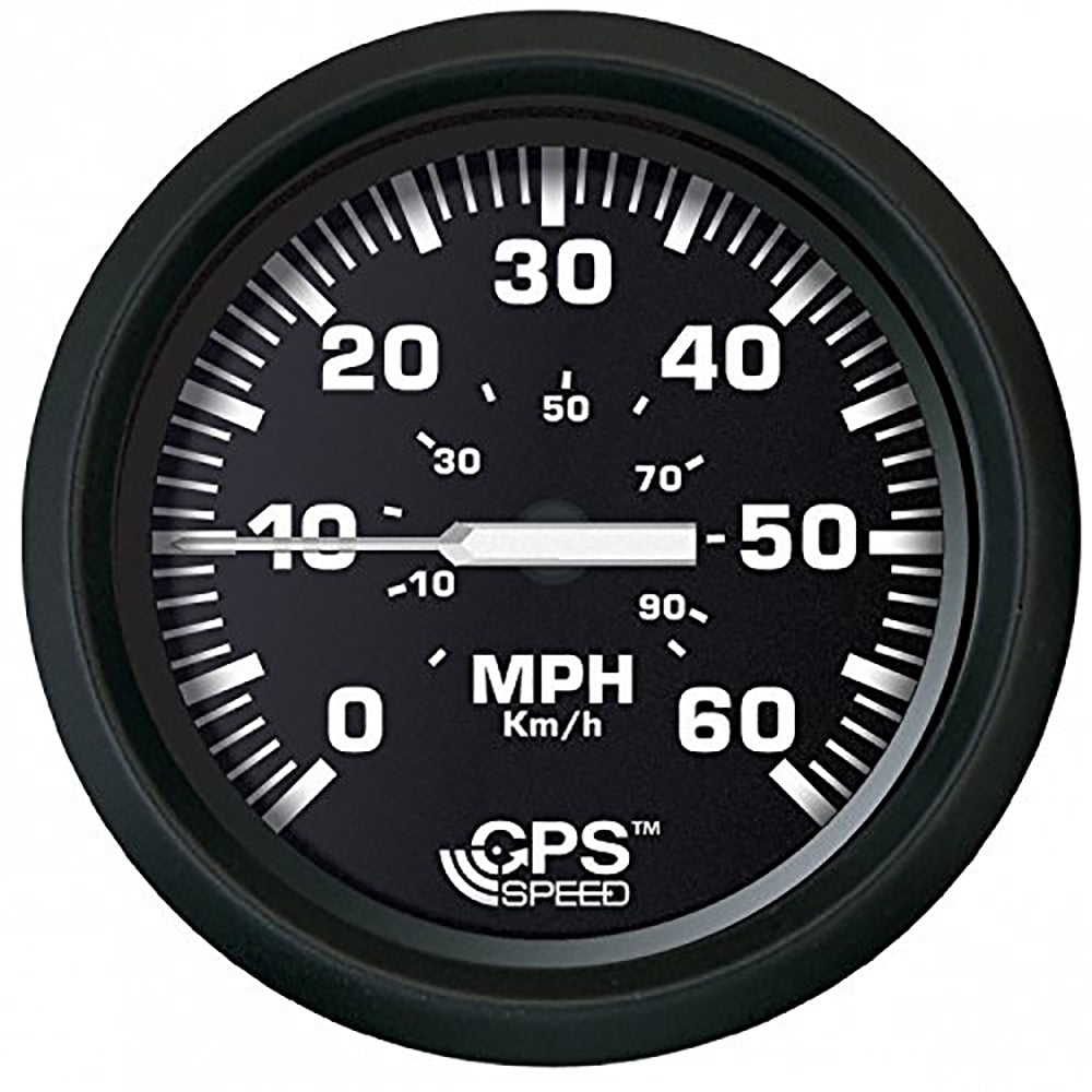 Faria Euro Black 4" Speedometer 60MPH (GPS) 32816