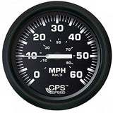 Faria Euro Black 4" Speedometer 60MPH (GPS) 32816
