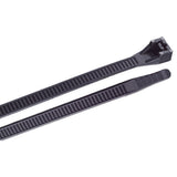 Ancor 8" UV Black Heavy Duty Cable Zip Ties - 100 Pack 199207