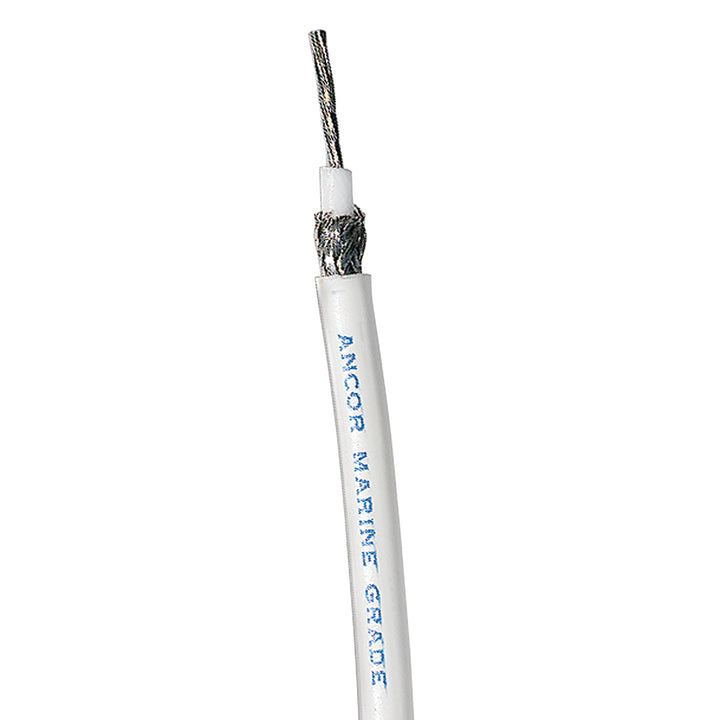 Ancor White RG 8X Tinned Coaxial Cable - 1,000' 151560