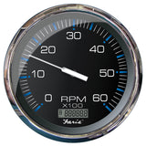 Faria Chesapeake Black 5" Tachometer w/Digital Hourmeter - 6000 RPM (Gas) (Inboard) 33763