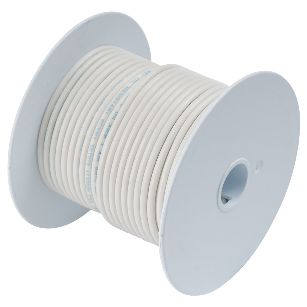 Ancor White 18 AWG Tinned Copper Wire - 250' 100925