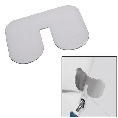 Megaware ScuffBuster™ Standard with Notch - 5.75" x 4.5" - Notched Bowguard - 22G - Stainless Steel 02638