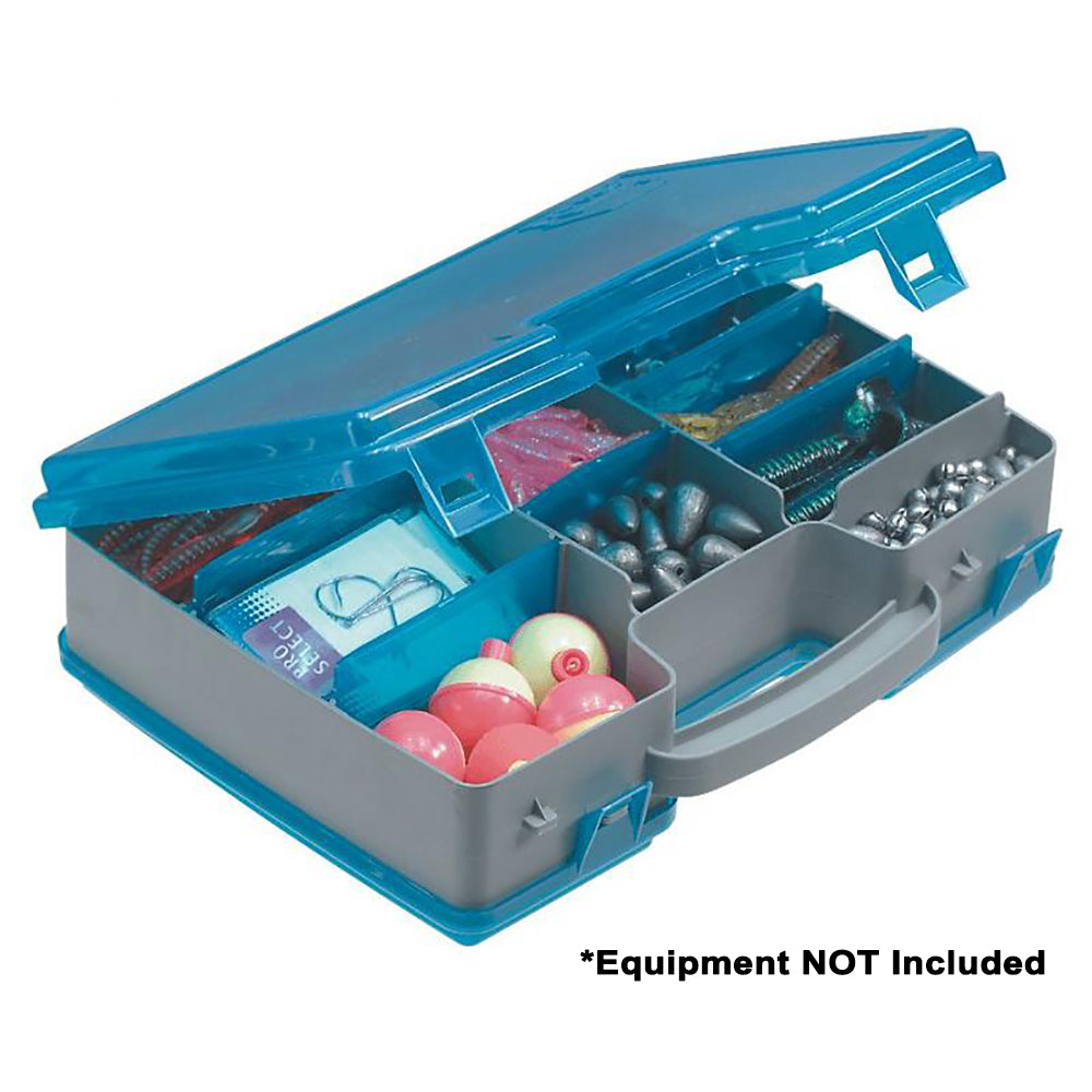 Plano Double-Sided Adjustable Tackle Organizer Large - Silver/Blue 171502