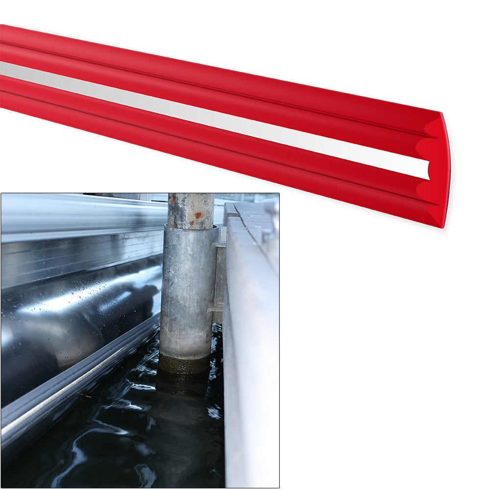 Megaware PontoonGuard® - 40' Kit - (2) 20' Guards f/Pontoon Up To 25' - Red 31640