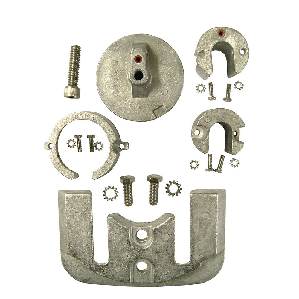 Performance Metals Mercruiser Bravo 1 Complete Anode Kit - Aluminum 10060A