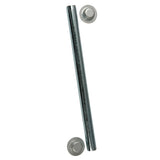 C.E. Smith Package Roller Shaft 1/2" x 6-1/4" w/Cap Nuts - Zinc 10701A