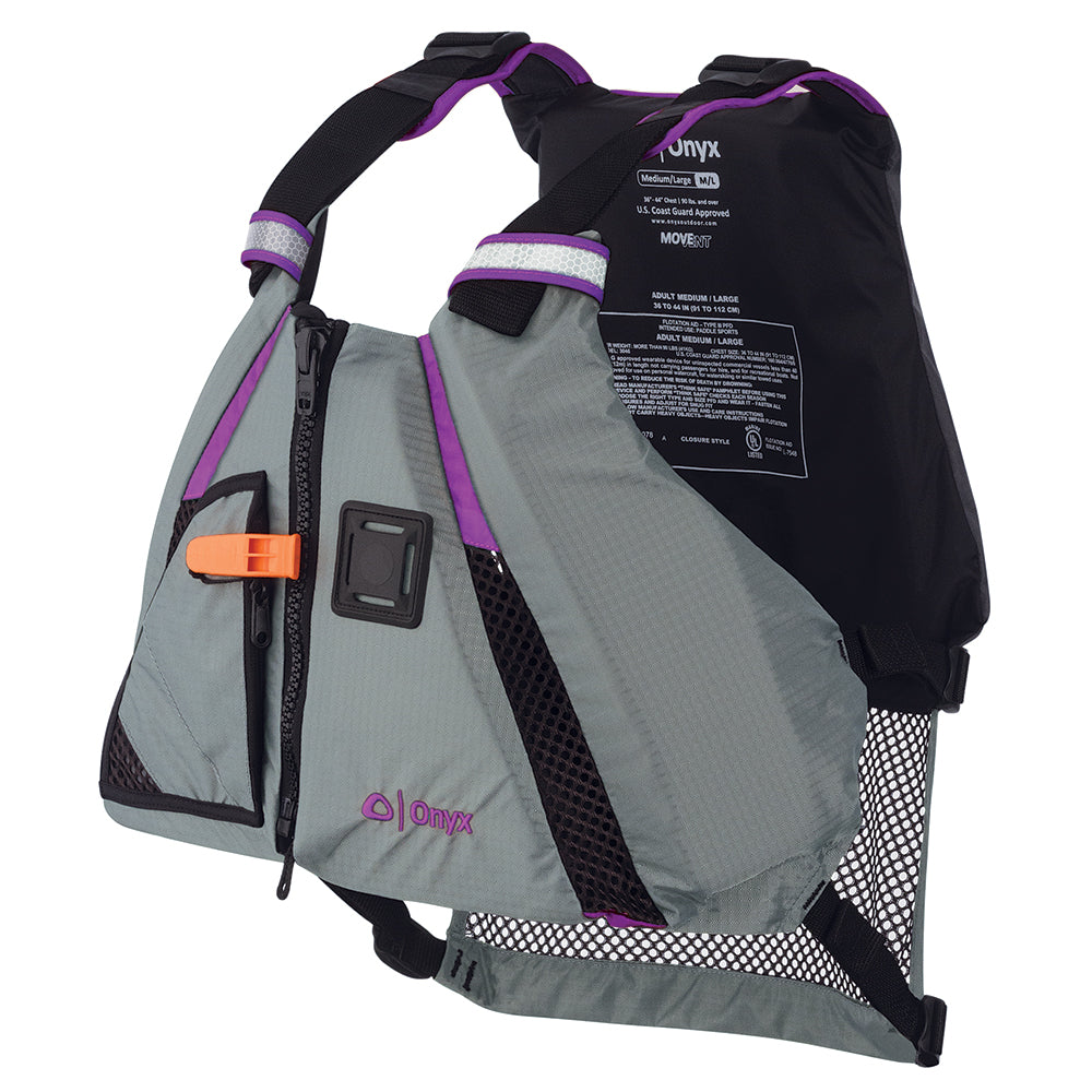 Onyx MoveVent Dynamic Paddle Sports Vest - Purple/Grey - M/L 122200-600-040-18