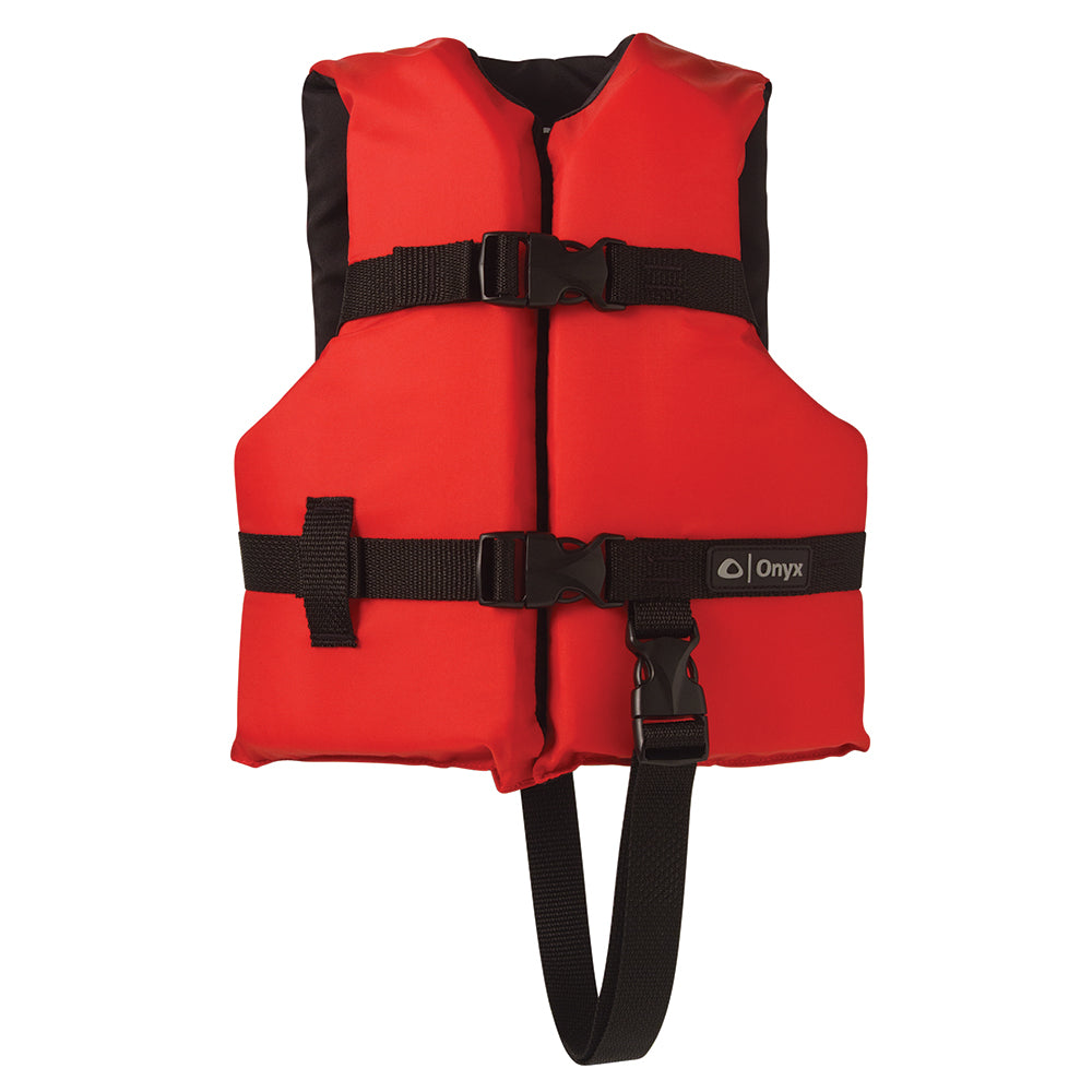 Onyx Nylon General Purpose Life Jacket - Child 30-50lbs - Red 103000-100-001-12