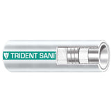 Trident Marine 1-1/2" x 50' Coil Premium Marine Sanitation Hose - White w/Green Stripe 102-1126