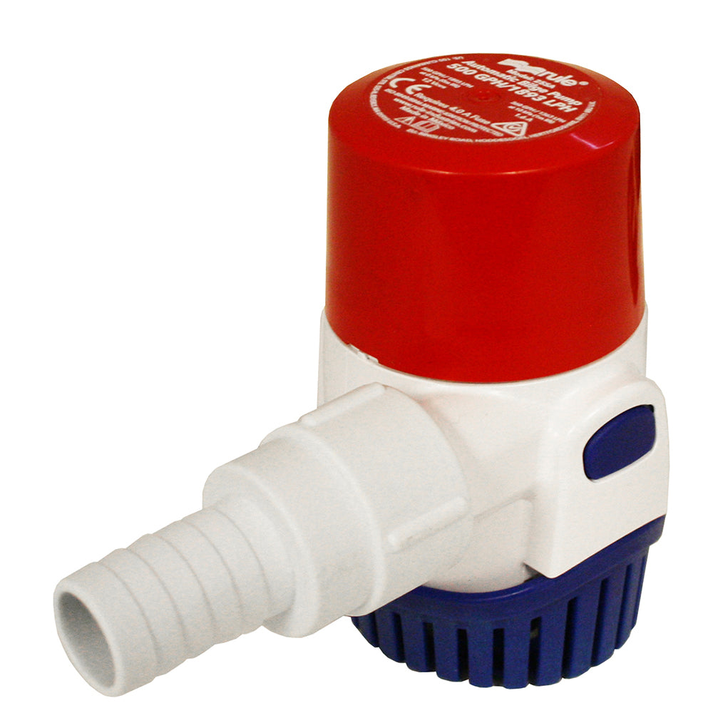 Rule 500GPH Electronic Sensing Bilge Pump - 12V 25SA