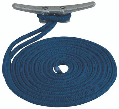 Sea Dog Marine Double Braid Nylon Line 3/8"X10' Navy (302110010Nv-1)
