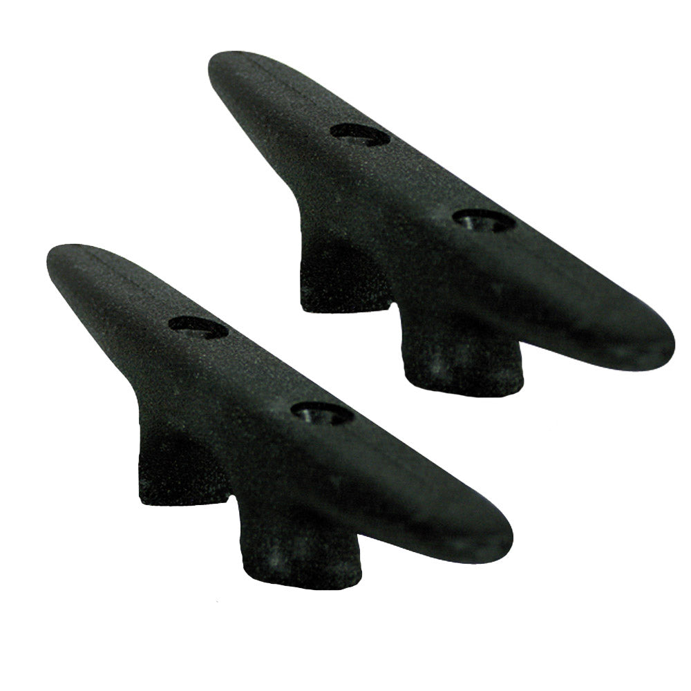 Whitecap Black Nylon Cleat 6" Pair 3421BP