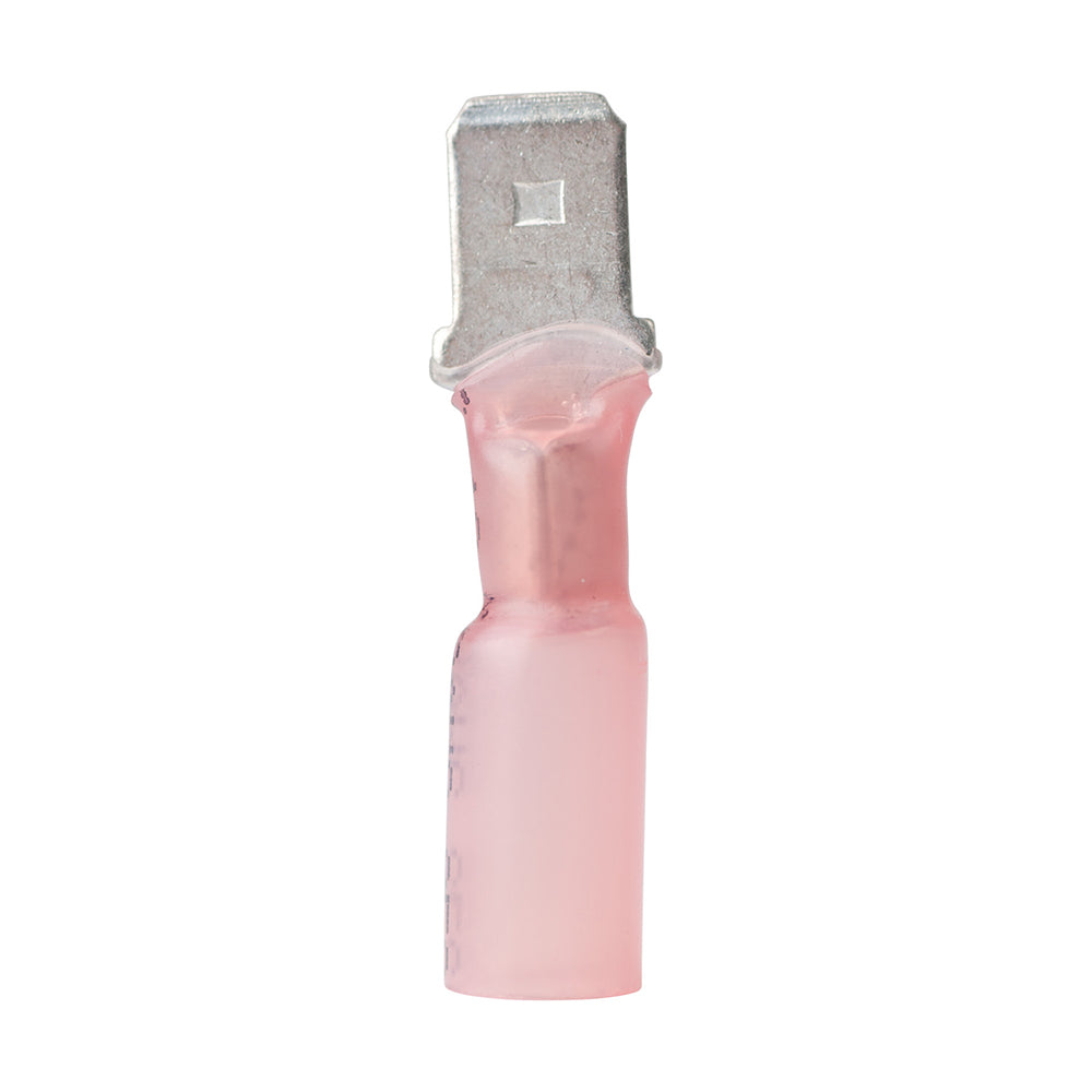 Ancor 22-18 Male Disconnect Heat Shrink Red 25 Pack 316925