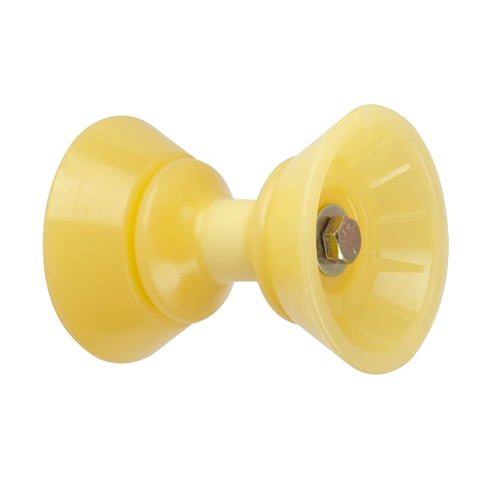 C.E. Smith 3" Bow Bell Roller Assembly - Yellow TPR 29300