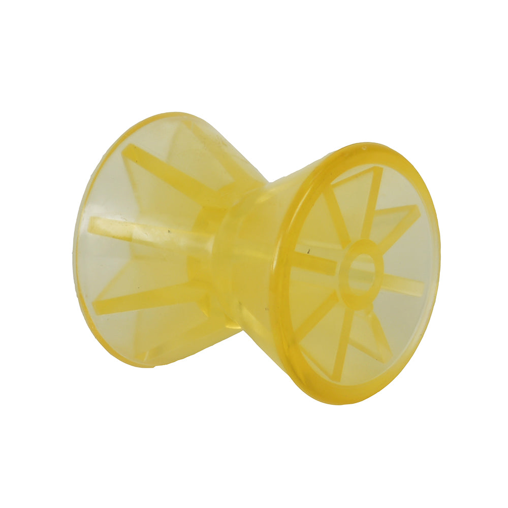C.E. Smith Bow Roller - Yellow PVC - 4" x 1/2" ID 29543