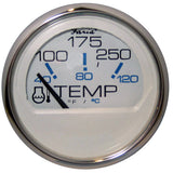 Faria Chesapeake White SS 2" Water Temperature Gauge (100-250°F) 13804