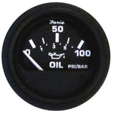 Faria Euro Black 2" Oil Pressure Gauge (100 PSI) 12845