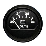 Faria Euro Black 2" Voltmeter (20-32 V) 12860
