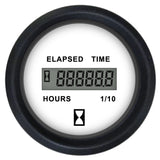 Faria Euro White 2" Hourmeter (Digital) 12913