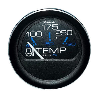 Faria Coral 2" Water Temperature Gauge (100 - 250°F) 13004