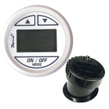 Faria Dress White 2" Depth Sounder w/In-Hull Transducer 13151