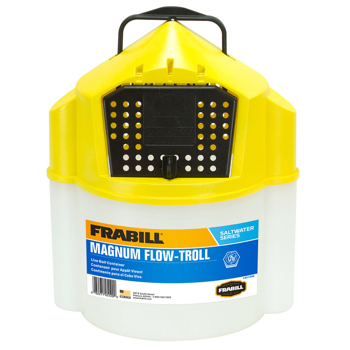 Frabill Magnum Flow Troll® Shrimp Bucket - 10 Quart 451205