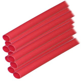 Ancor Adhesive Lined Heat Shrink Tubing (ALT) - 1/4" x 6" - 10-Pack - Red 303606