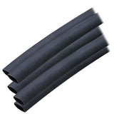 Ancor Adhesive Lined Heat Shrink Tubing (ALT) - 3/8" x 6" - 5-Pack - Black 304106