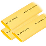 Ancor Heat Shrink Tubing 3/4" x 3" - Yellow - 3 Pieces 306903