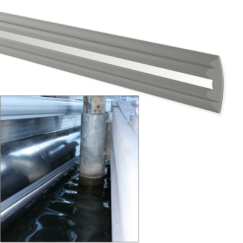Megaware PontoonGuard® - 40' Kit - (2) 20' Guards f/Pontoon Up To 25' - Gray 30540