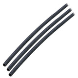 Ancor Adhesive Lined Heat Shrink Tubing (ALT) - 1/8" x 3" - 3-Pack - Black 301103