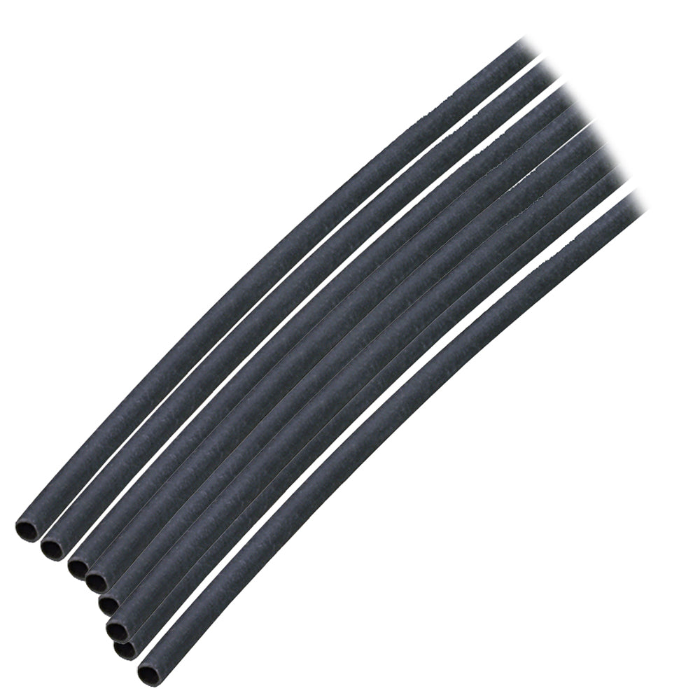 Ancor Adhesive Lined Heat Shrink Tubing (ALT) - 1/8" x 12" - 10-Pack - Black 301124