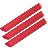 Ancor Adhesive Lined Heat Shrink Tubing (ALT) - 3/8" x 3" - 3-Pack - Red 304603