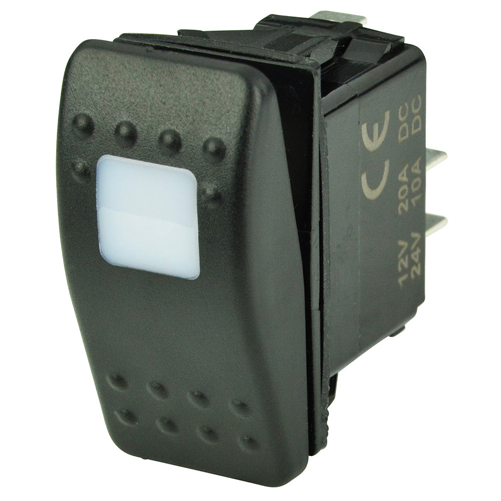 BEP SPST Contura Switch - 1-Amber LED - OFF/ON 1001801